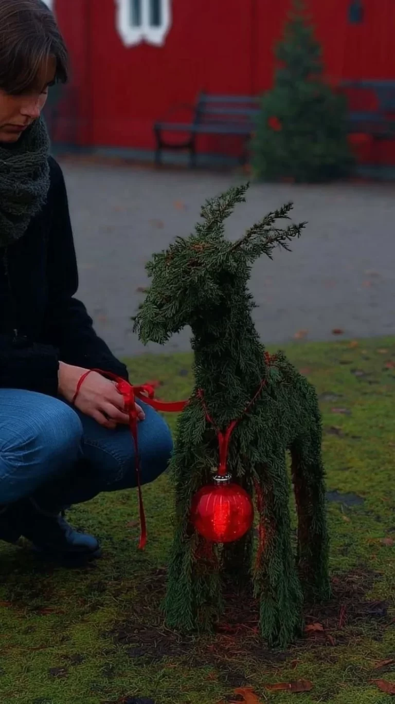Natural Christmas decoration idea from 5-Minute Crafts on Instagram.