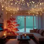Stunning ceiling Christmas decor ideas for a festive holiday atmosphere