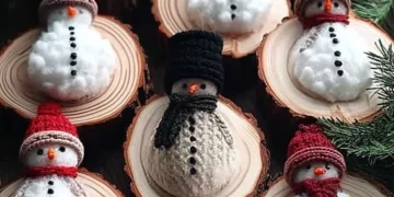 Collection of easy snowman crafts for the holiday season