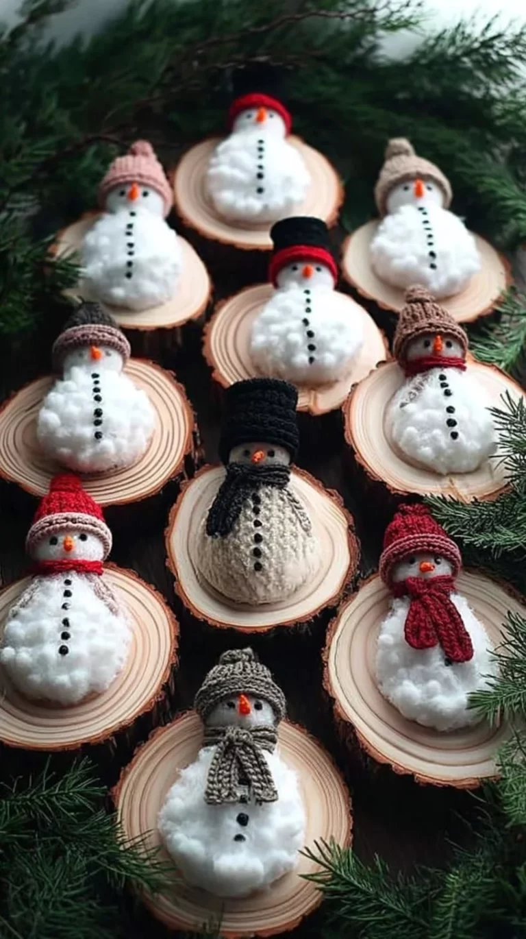 Collection of easy snowman crafts for the holiday season