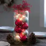 Budget-friendly Christmas table decor ideas for festive dining ambiance.