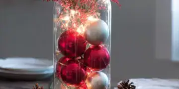 Budget-friendly Christmas table decor ideas for festive dining ambiance.