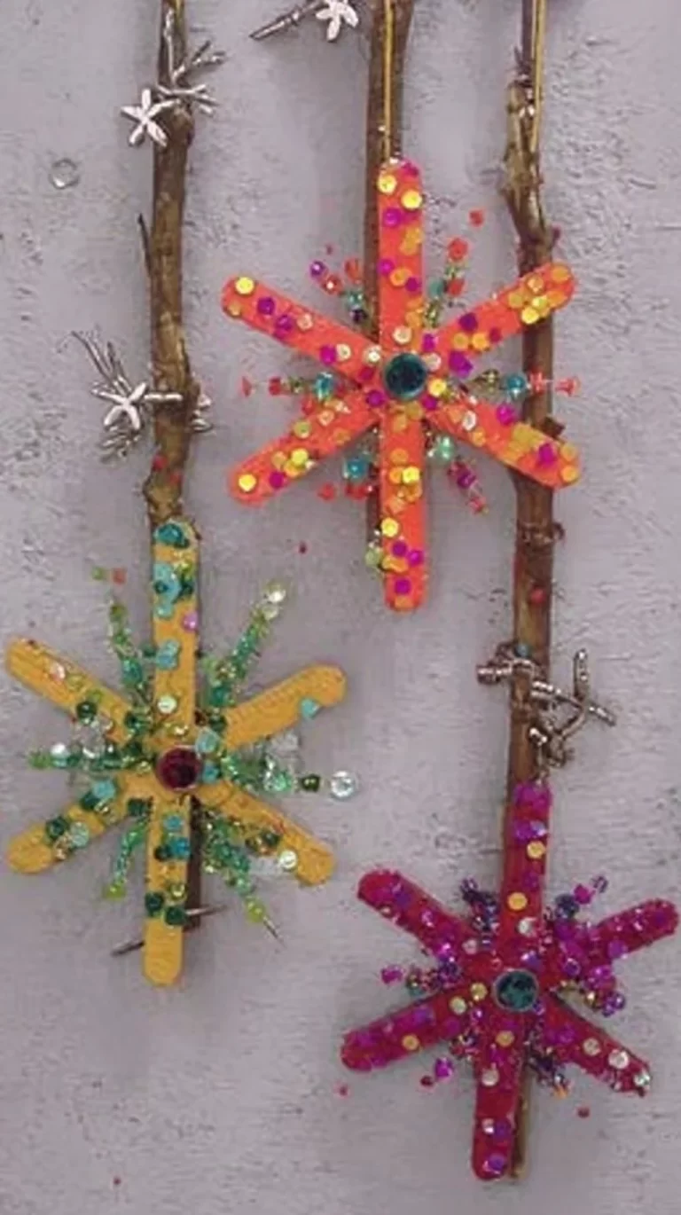Kid-made Christmas ornaments - fun and easy DIY crafts for the holidays.