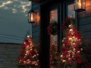 Beautiful seasonal decor showcasing vibrant autumn and winter themes.