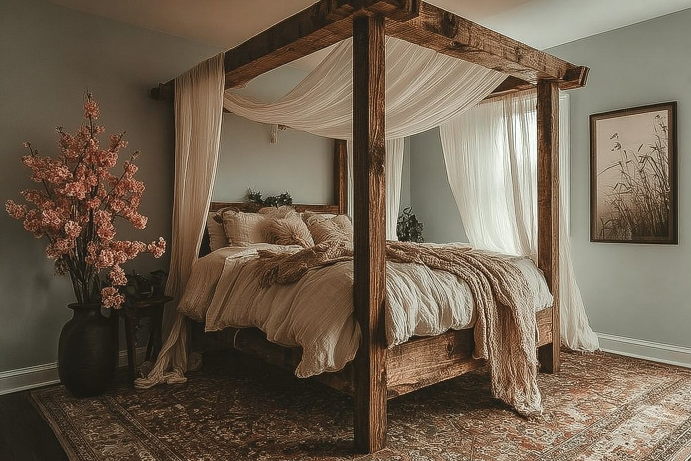 6 Boho Bedroom with Canopy Ideas to Bring Softness and Romance to Your Room