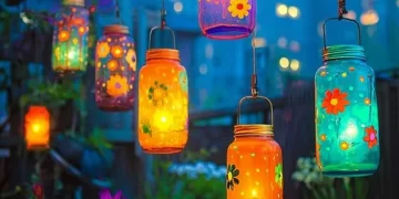 Vibrant hippie garden ideas showcasing colorful flowers and whimsical decor.