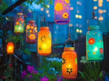 Vibrant hippie garden ideas showcasing colorful flowers and whimsical decor.