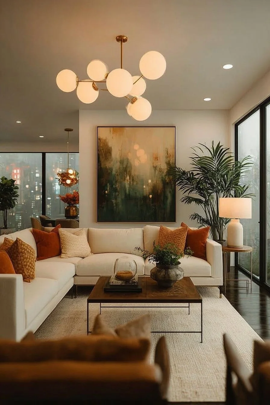 Modern contemporary living room ideas showcasing stylish decor and personality