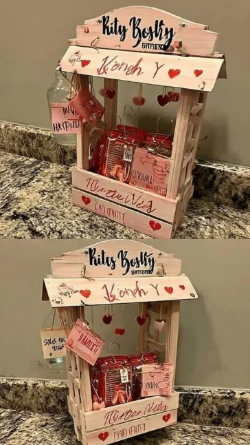 Valentine DIY projects displayed in cozy home décor style.