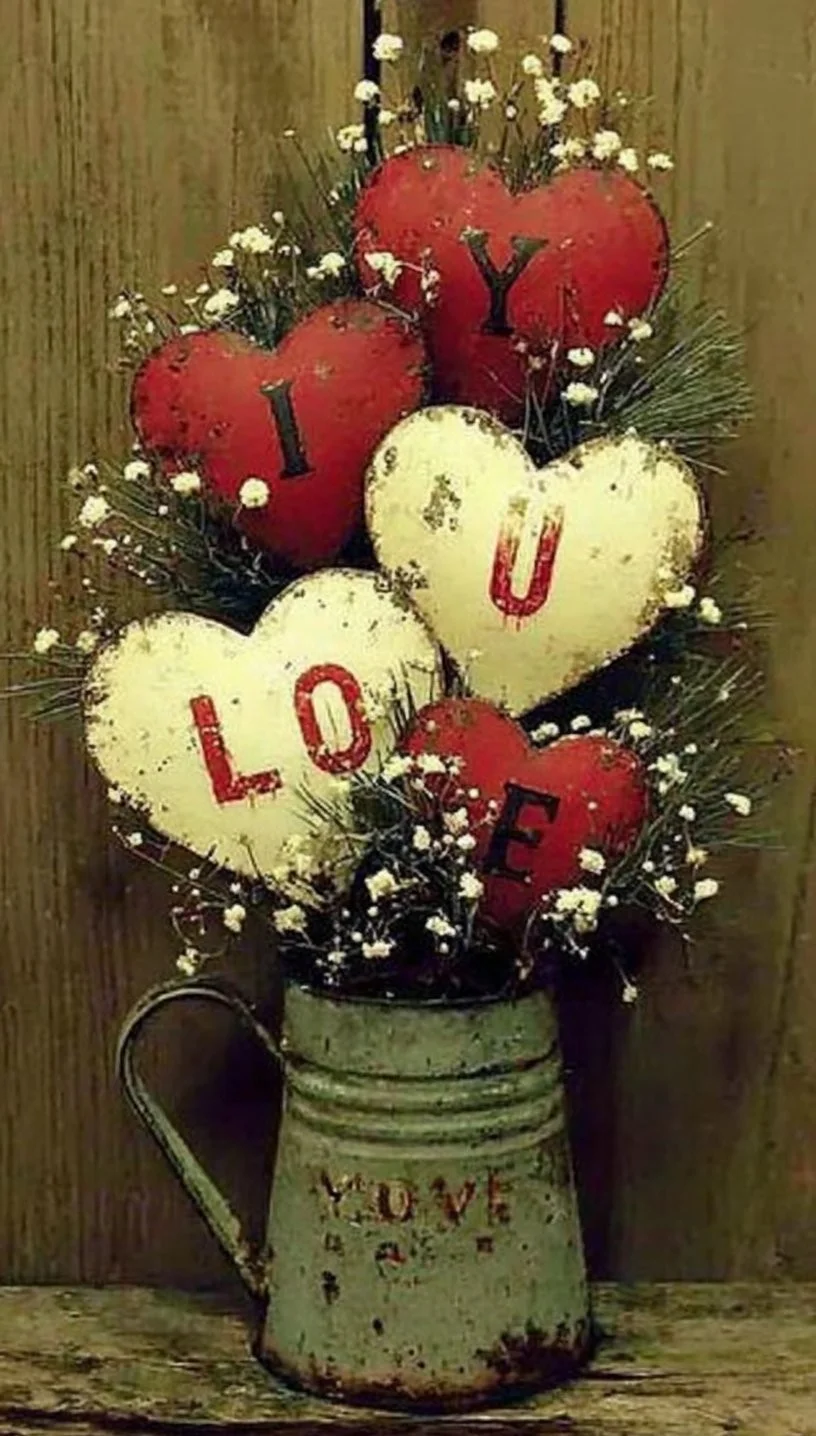 Colorful DIY decorations for Valentine's Day, showcasing heart designs and creative crafts