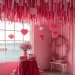 Colorful DIY Galentine's Day decorations for a festive party atmosphere