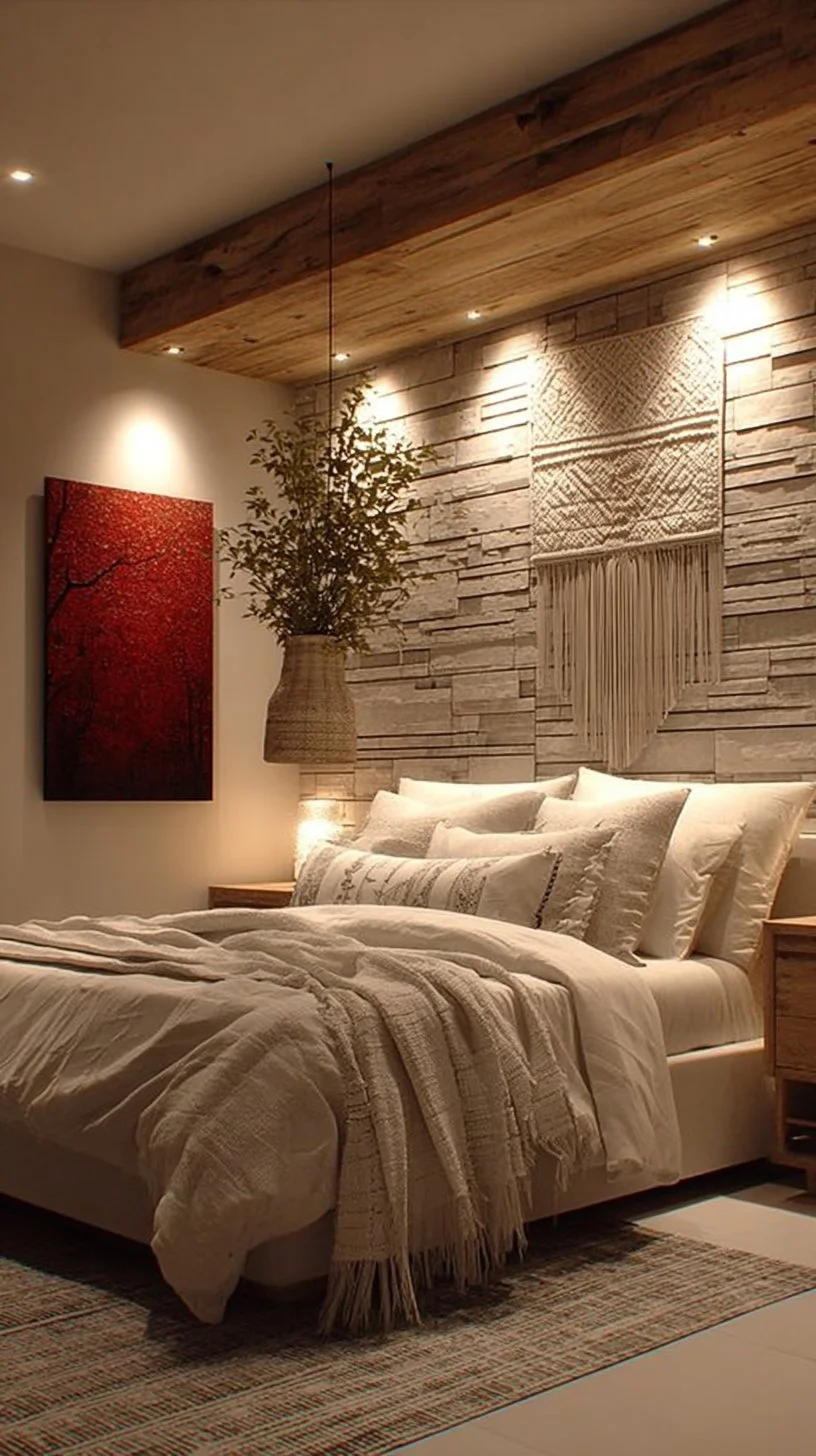 Stylish organic modern bedroom decor on a budget with eco-friendly touches.