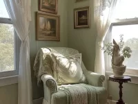 Granny Chic Decor showcasing vintage-inspired furniture and decor