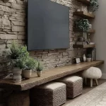 Cozy living room with stylish decor and warm lighting for an inviting atmosphere.