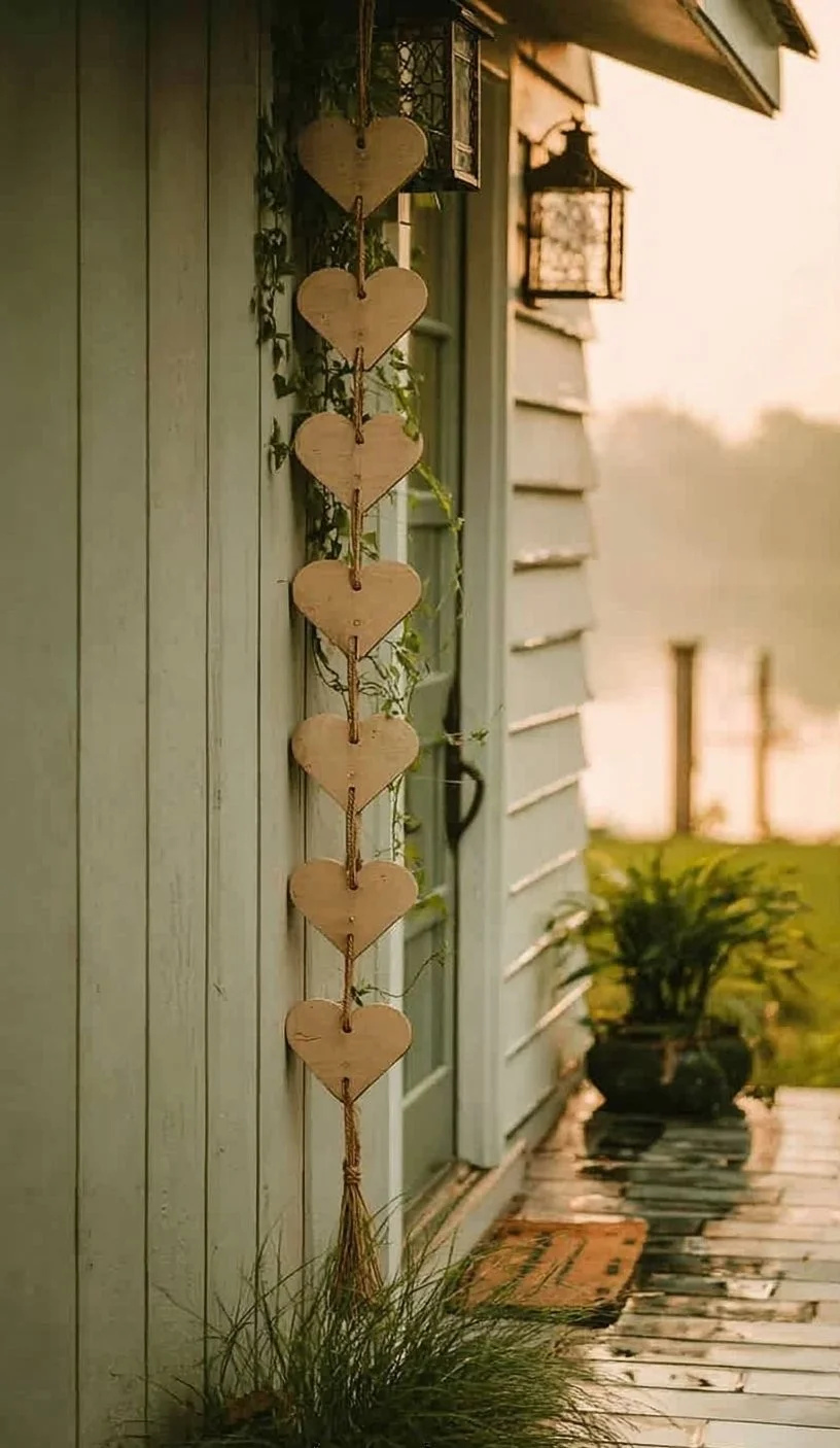 Muted Valentine's decor with simple and cozy designs for a subtle look.