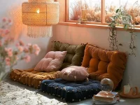 Rohini Velvet Daybed Cushion in elegant design for added comfort and style