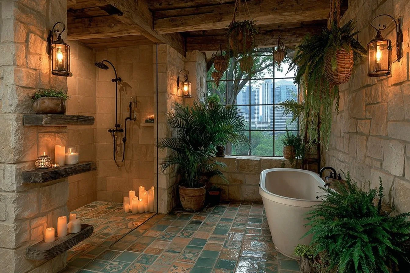 Small bathroom decor ideas with stylish gadgets and designs for limited space