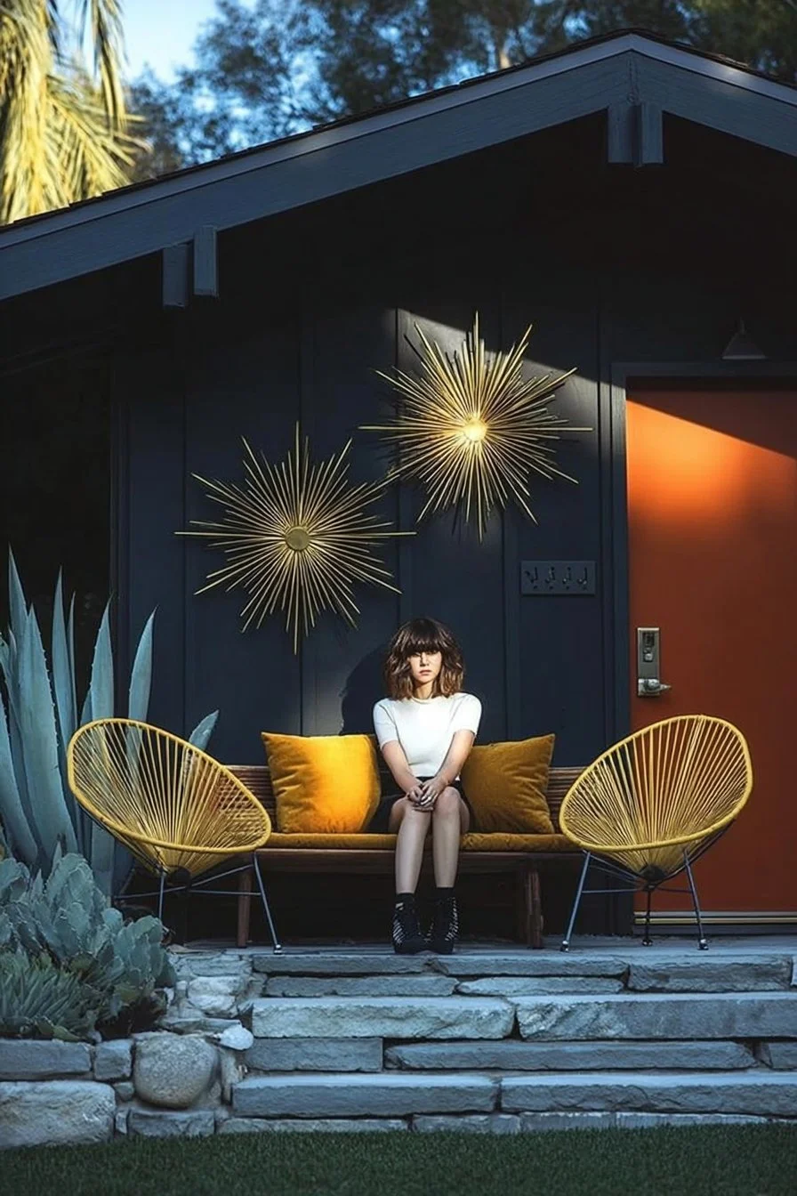 Stunning Mid Century Modern house exteriors showcasing timeless design elements.