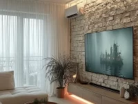 Cozy home interior showcasing personal touches and trendy decor elements.