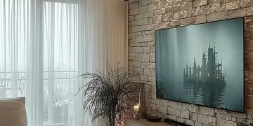 Cozy home interior showcasing personal touches and trendy decor elements.