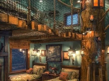 Cozy treehouse kids decor for imaginative indoor adventures