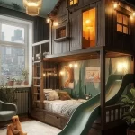 Urban Jungle kids decor featuring a whimsical treehouse design for playful spaces.