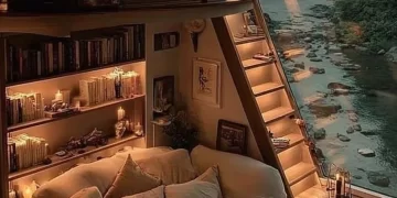 Cozy and modern Urban Kids Decor in a stylish loft setting.