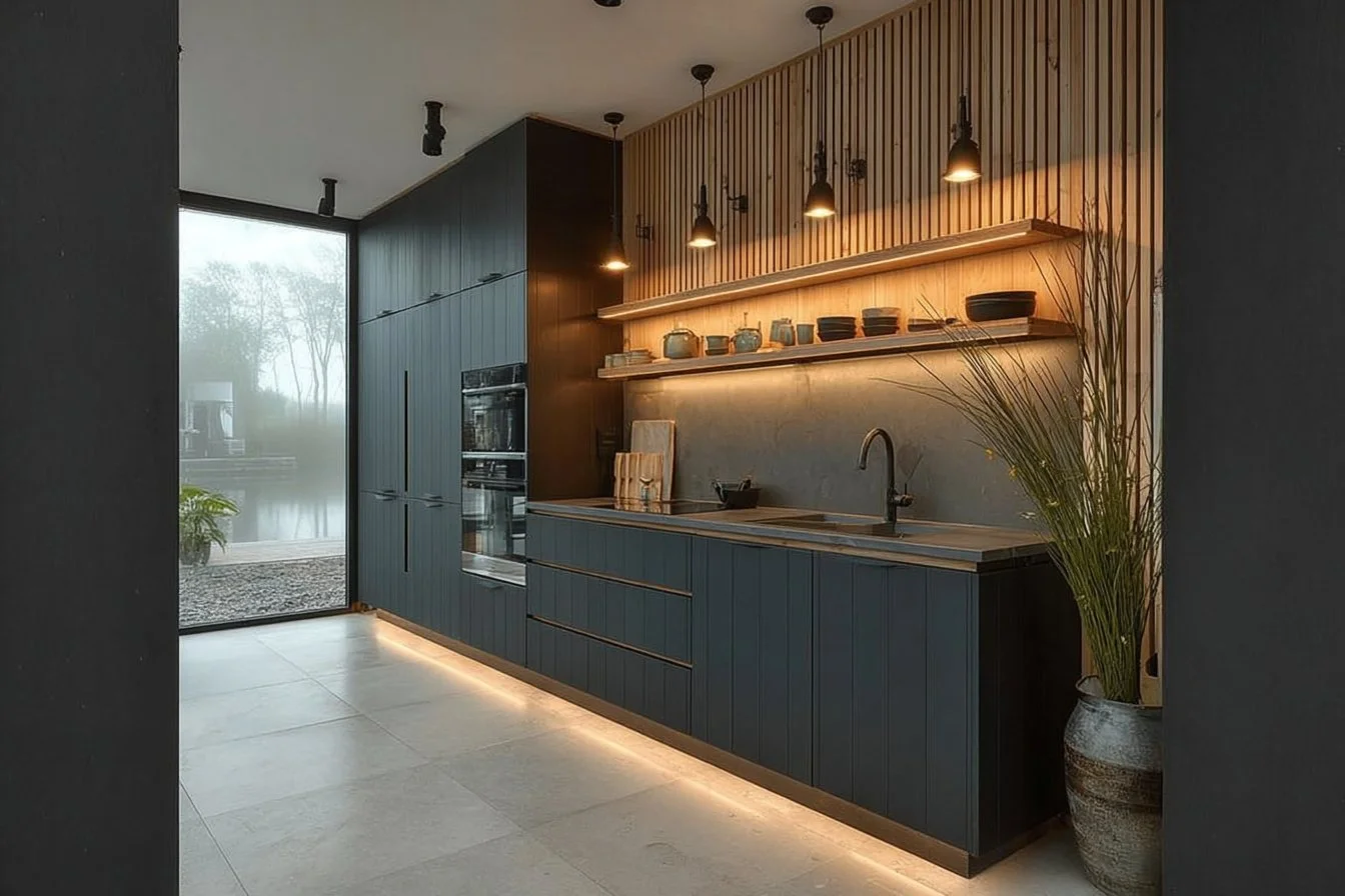 Inspiring black kitchen cabinet designs for modern and stylish interiors.