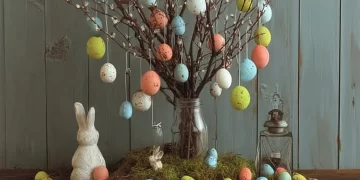 Rustic Easter decor ideas for a charming home setup