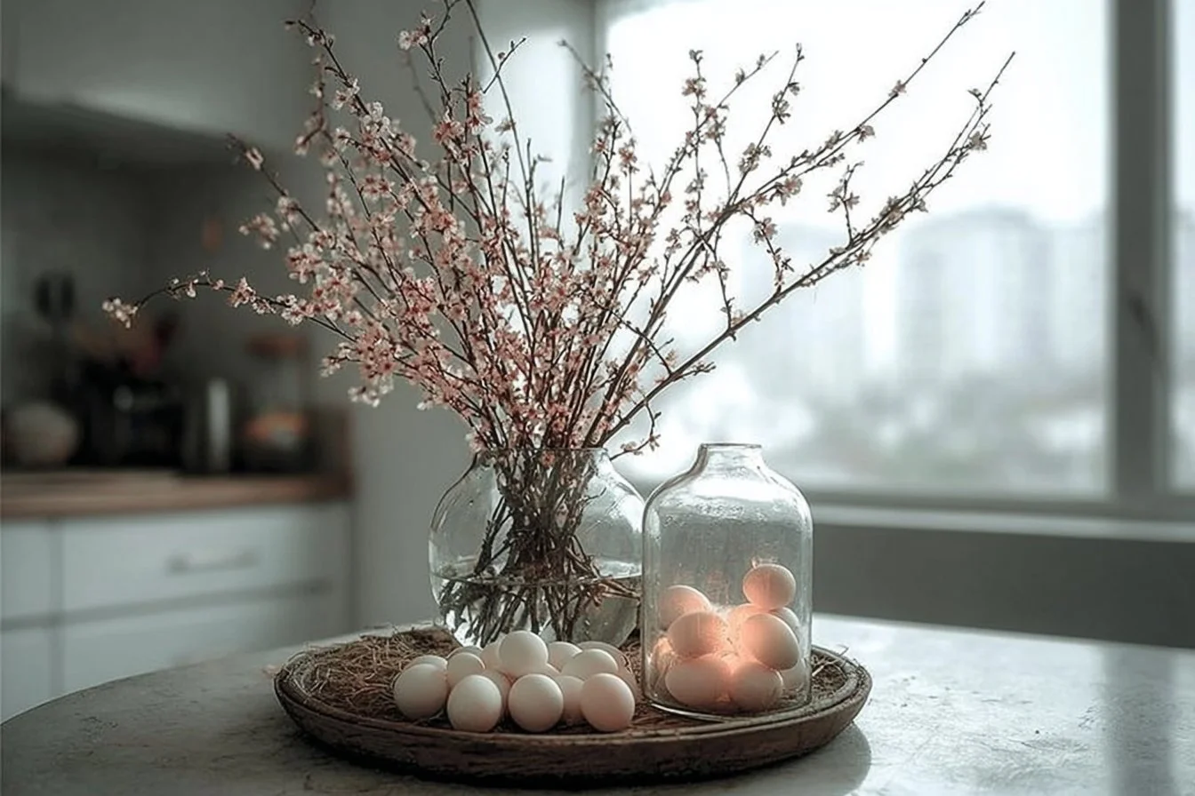 Colorful spring decor ideas featuring flowers, pastels, and cheerful accents.