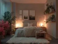 Small bedroom decor ideas without windows for a stylish interior