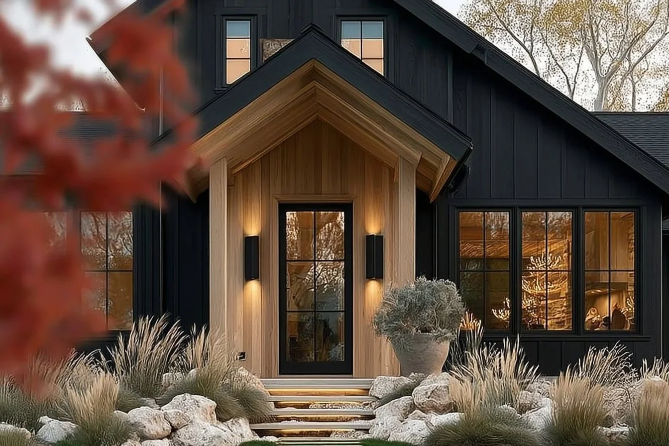 Charming front porch with cozy curb appeal details and welcoming decor accents.
