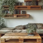 Creative upcycled pallet furniture design ideas for home decor.