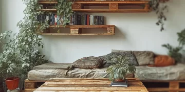 Creative upcycled pallet furniture design ideas for home decor.
