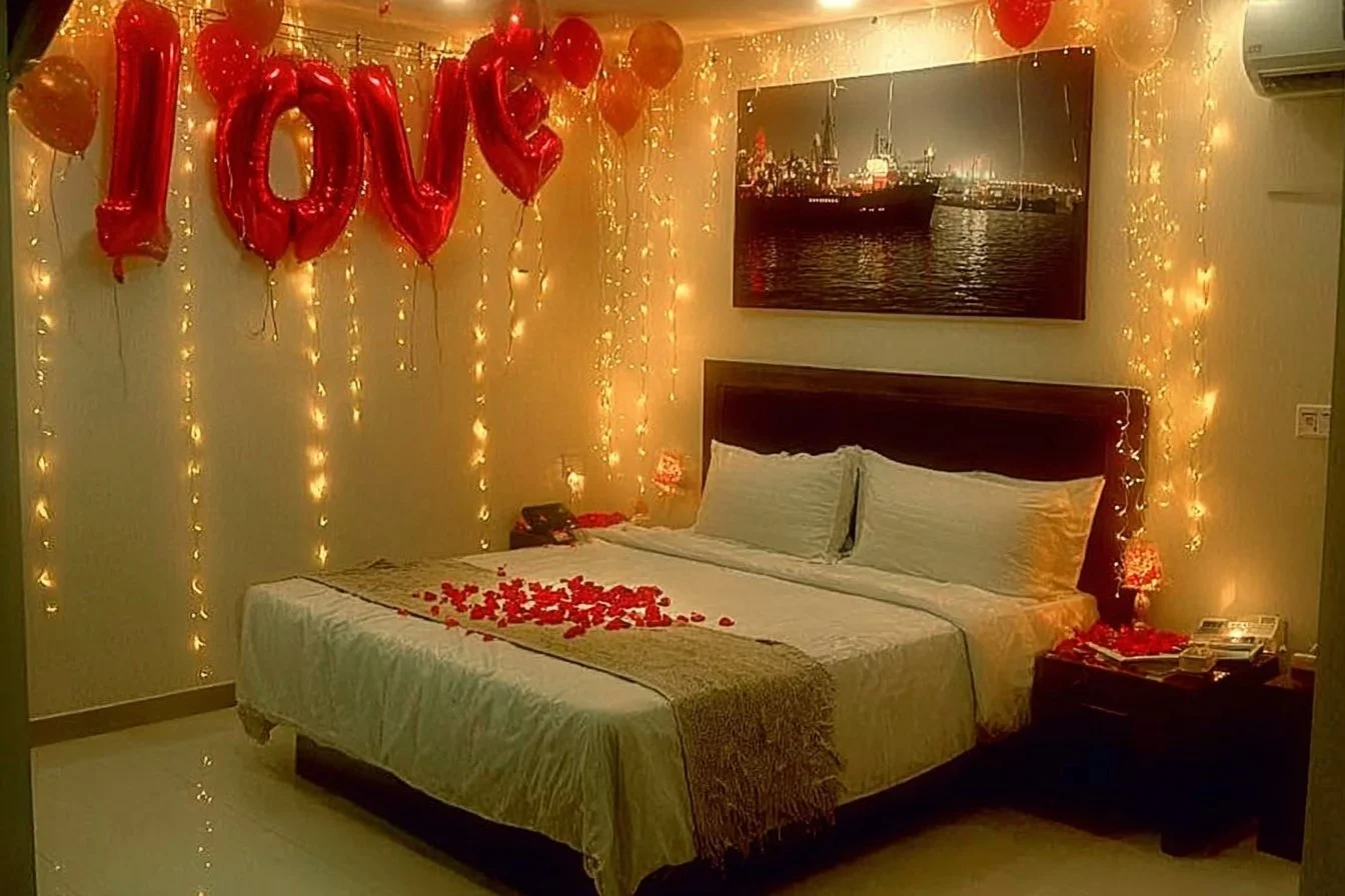 A beautifully decorated gift wrapped in warmth and love, sealed with a kiss.