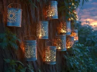 Eco chic garden DIYs showcasing outdoor decor ideas for a sustainable garden.