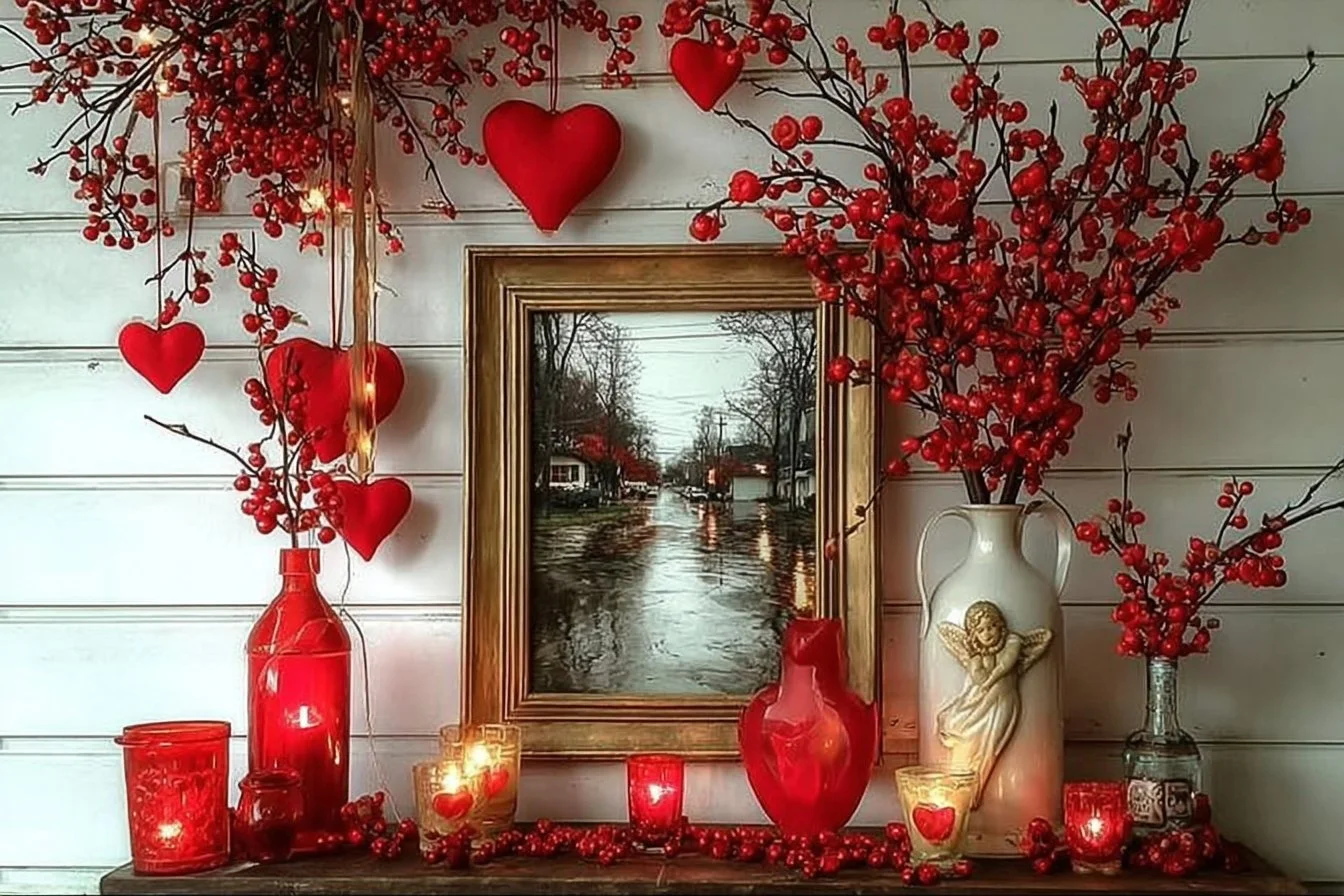 Beautiful Valentine's Day decorations showcasing heartfelt designs for home decor