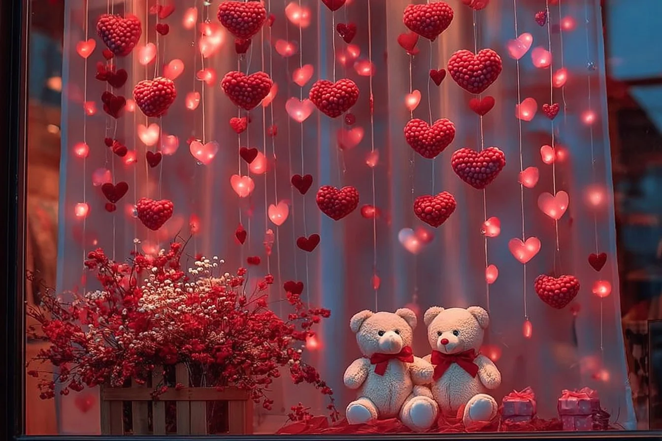 Heartfelt Valentine decor ideas for a cozy family home atmosphere.