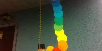 Kids enjoying easy St Patrick's Day crafts to celebrate the Luck of the Irish.