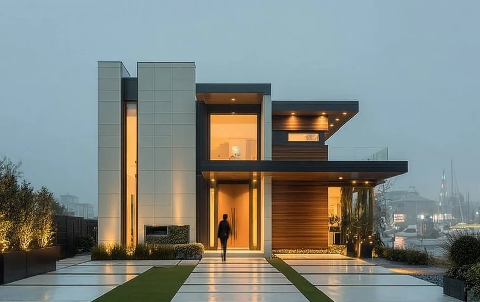 Stunning modern villa designs showcasing joyful architecture and serene living spaces.