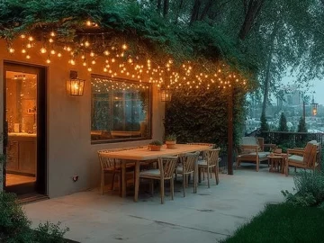Beautiful backyard patio designs featuring stylish outdoor decor.