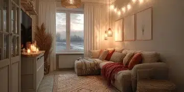 Cozy living room ideas for small spaces with warm decor and inviting ambiance.