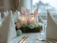 Elegant Easter centerpieces for spring table decor