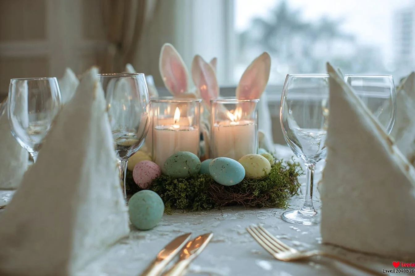 Elegant Easter centerpieces for spring table decor