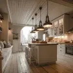 Rustic kitchen living room designs for small spaces featuring charm and elegance