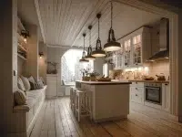 Rustic kitchen living room designs for small spaces featuring charm and elegance