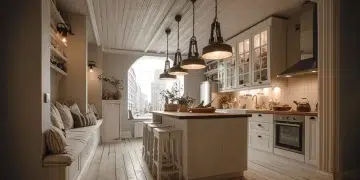 Rustic kitchen living room designs for small spaces featuring charm and elegance