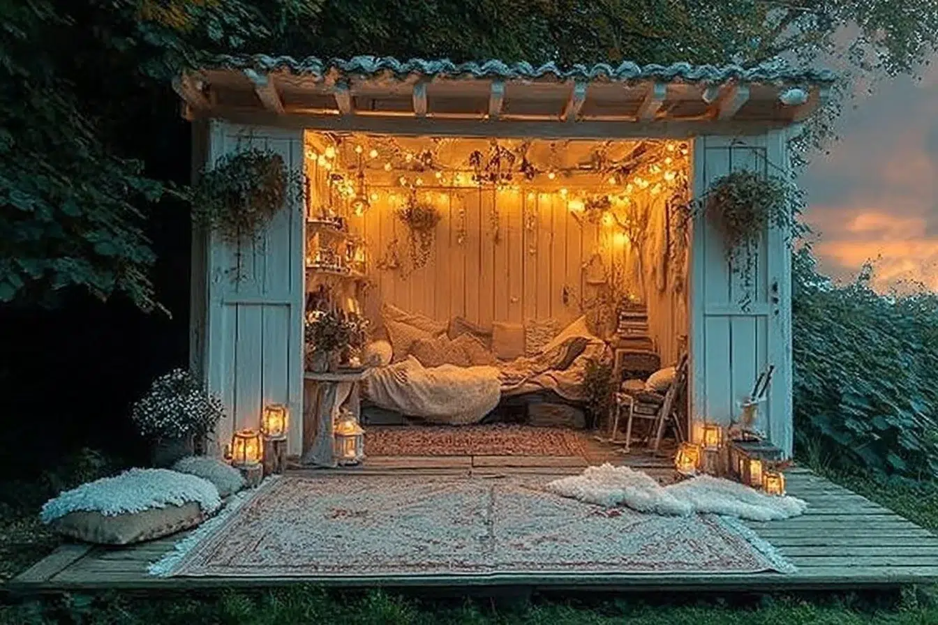 Cozy family patio escape with seating and plants